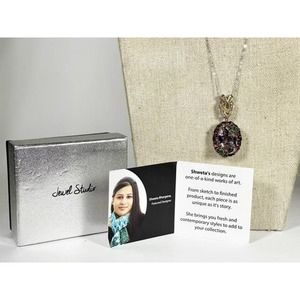ONE of A KIND necklace and Work of Art by Shweta Bhargava Sterling Silver